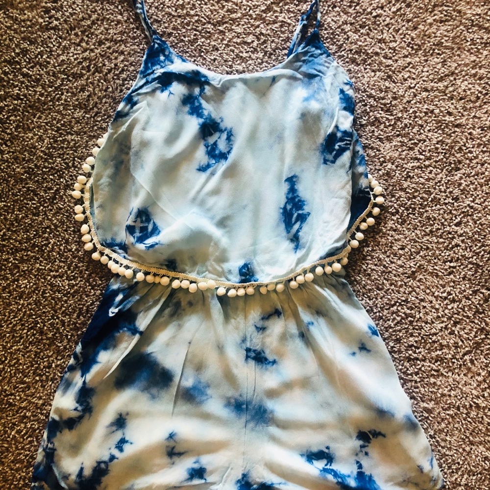 Cloudy Romper ⛅️ 🌦